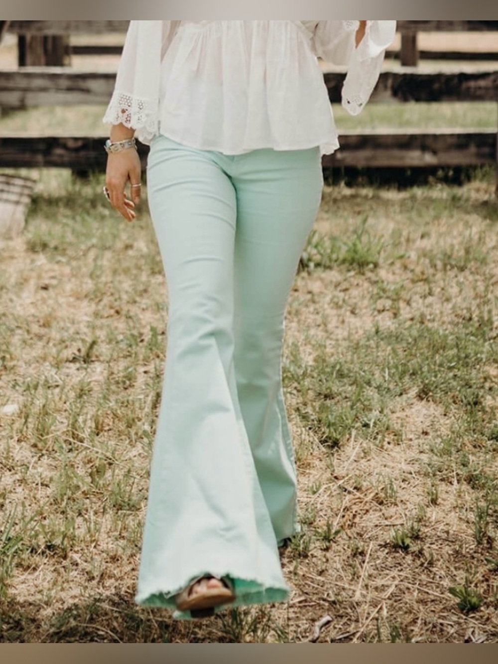 Home Folk Waco Western Flare Jeans
